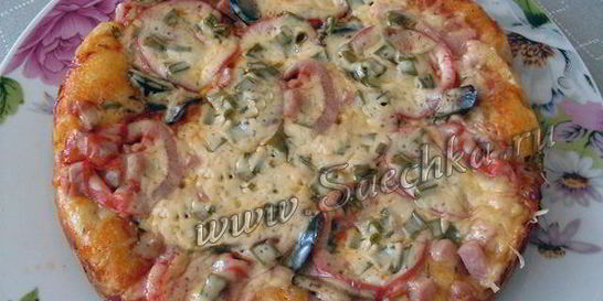 Наливная пицца в мультиварке