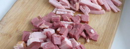 осенняя пицца с горгонзолой и ветчиной. Шаг 2