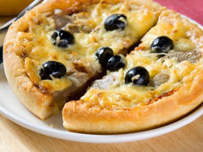 Рецепт острой пиццы с говяжьим языком