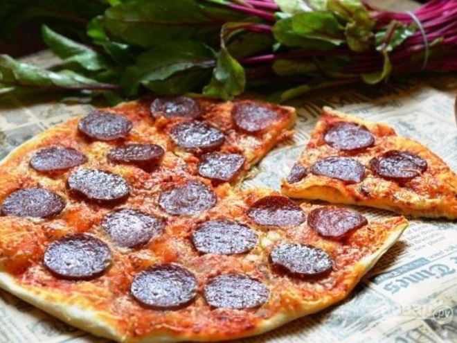 Рецепт острой пиццы