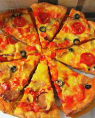 Пицца с курицей