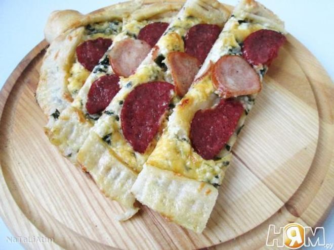 Рецепт пиде с колбасой — турецкой пиццы