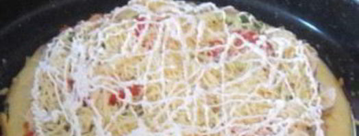 пицца без дрожжей на молоке. Шаг 5