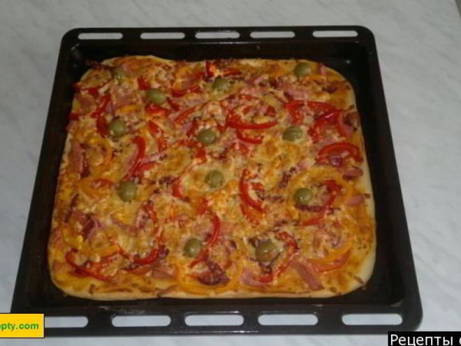 Рецепт пиццы домашней