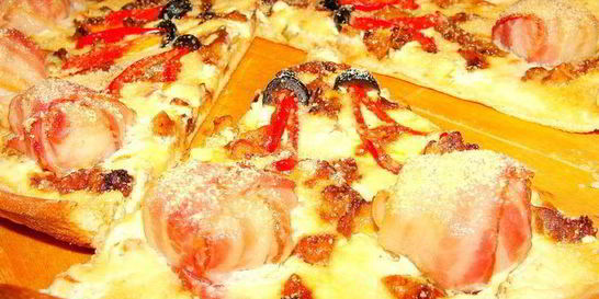 Пицца Гребешки Ля Гурме