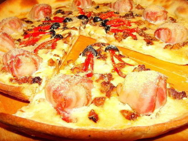 Рецепт пиццы гребешки ля гурме