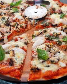Пицца из морепродуктов
