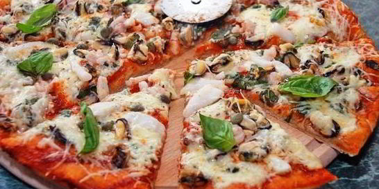 Пицца из морепродуктов