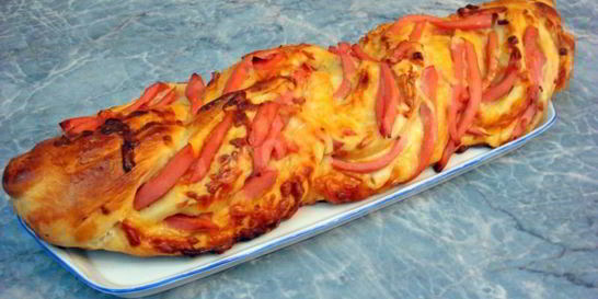 Пицца крученая необычная