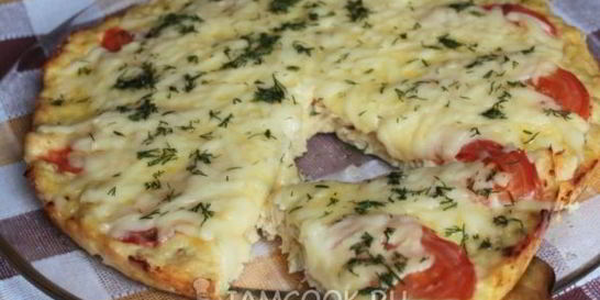 Пицца куриная без теста