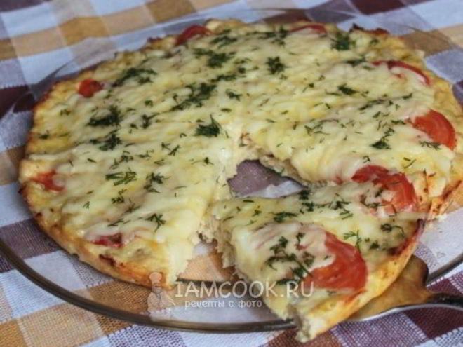 Рецепт пиццы куриной без теста
