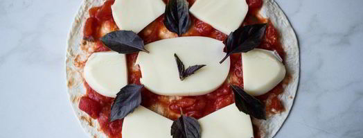 пицца маргарита на лаваше. Шаг 3