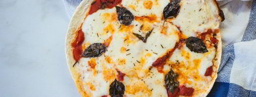 пицца маргарита на лаваше. Шаг 4