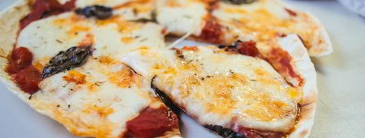 пицца маргарита на лаваше. Шаг 5