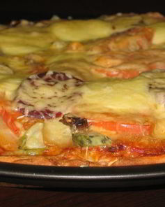 Пицца многослойная по-деревенски