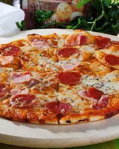 Пицца мясной пир