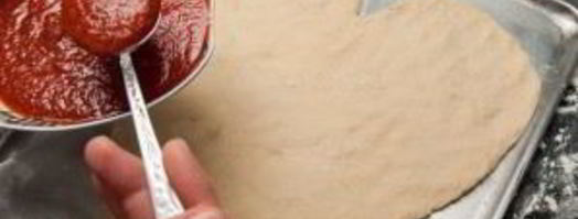 пицца на день святого валентина. Шаг 4