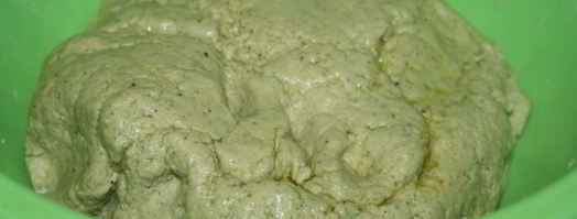 пицца на сером тесте. Шаг 4