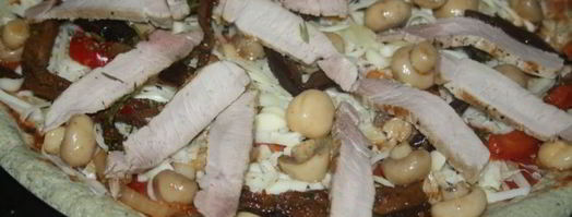 пицца на сером тесте. Шаг 6