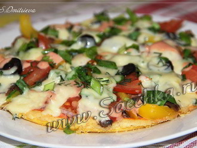 Рецепт пиццы по дюкану