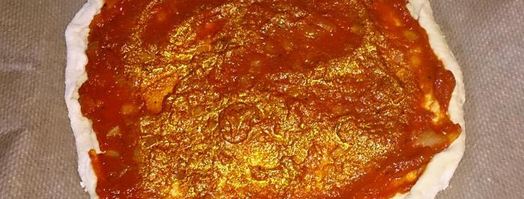 пицца посейдон с артишоками и креветками. Шаг 4