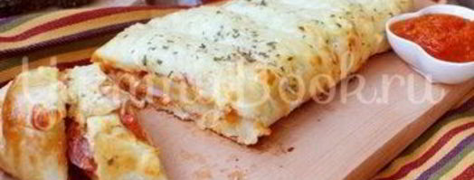 пицца-рулет стромболи. Шаг 10