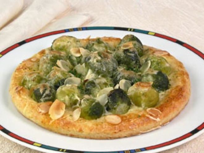 Рецепт пиццы с брюссельской капустой