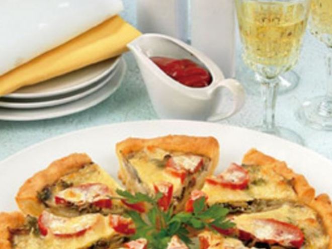 Рецепт пиццы с грибами и помидорами