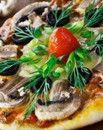 Пицца с грибами