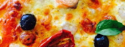 пицца с креветками и семгой. Шаг 8