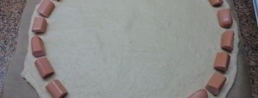 пицца с сосисками. Шаг 4