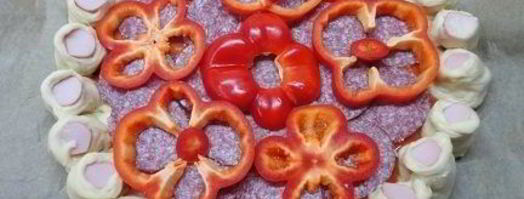 пицца с сосисками. Шаг 7