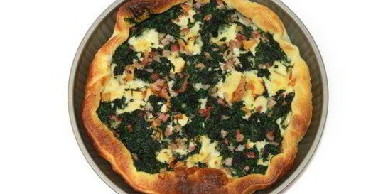 Пицца со шпинатом
