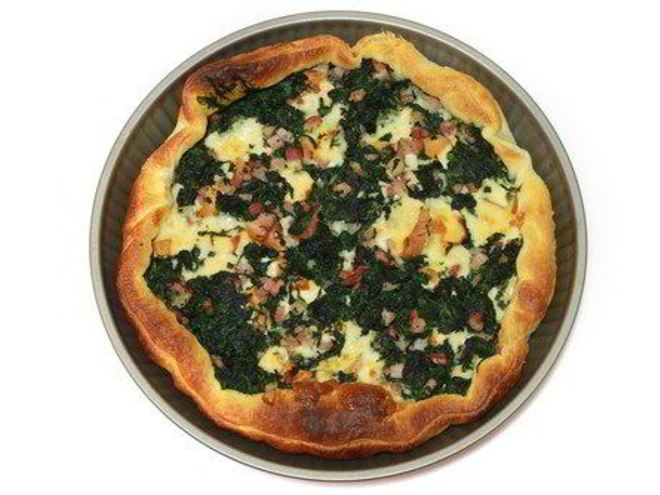 Рецепт пиццы со шпинатом