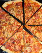 Пицца Солнечная с морковью и картофелем