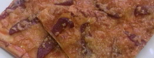 пицца спартанская из слоеного теста. Шаг 7