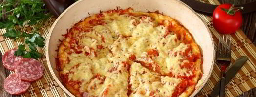 пицца за 10 минут на сковороде. Шаг 11