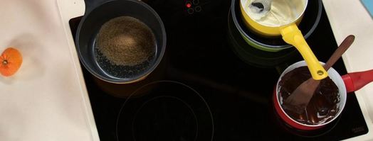 шоколадная пицца с малиной. Шаг 3