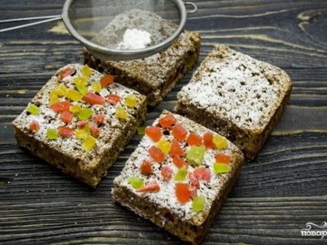 Рецепт коврижки с лимоном