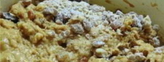 коврижка с орехами и изюмом. Шаг 3