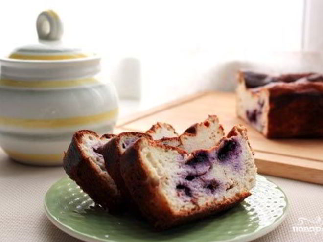 Рецепт коврижки с творогом