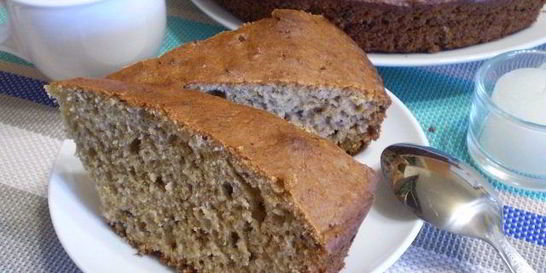 Коврижка с вареньем на кефире