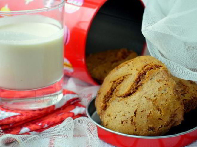 Рецепт паровых пряников из цельнозерновой муки с медом и фундуком