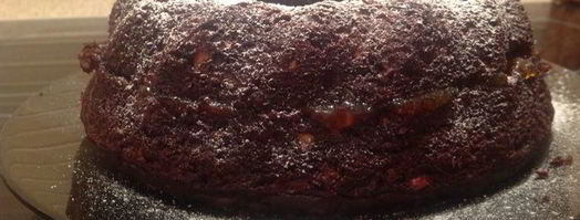 постная коврижка с миндалем, изюмом и черносливом. Шаг 12