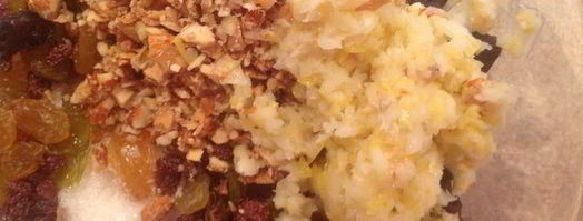 постная коврижка с миндалем, изюмом и черносливом. Шаг 4