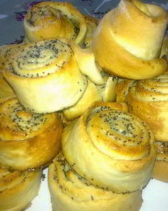 Рулетики с маком