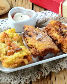 Рулетики с начинкой из бананов и шоколадом