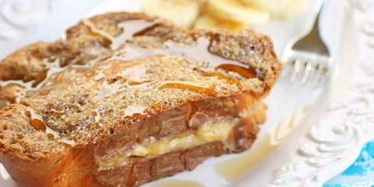 Банановая шарлотка