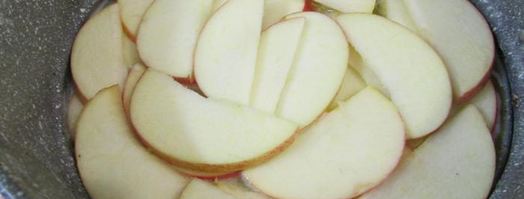 черемуховая шарлотка. Шаг 6