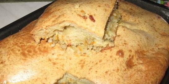 Капустная шарлотка